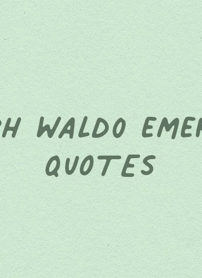 best quotes from ralph waldo emerson