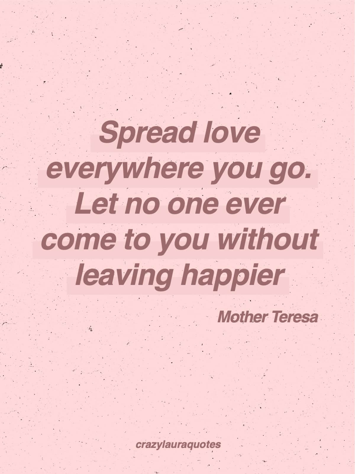 Inspirational Quote - Spread love everywhere you go | Art Board Print