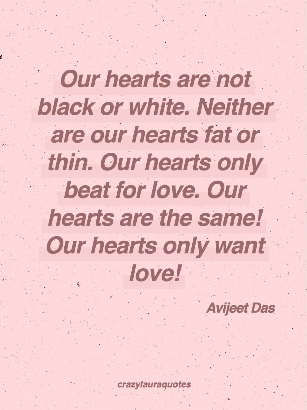 love and life inspirational quote from avijeet das