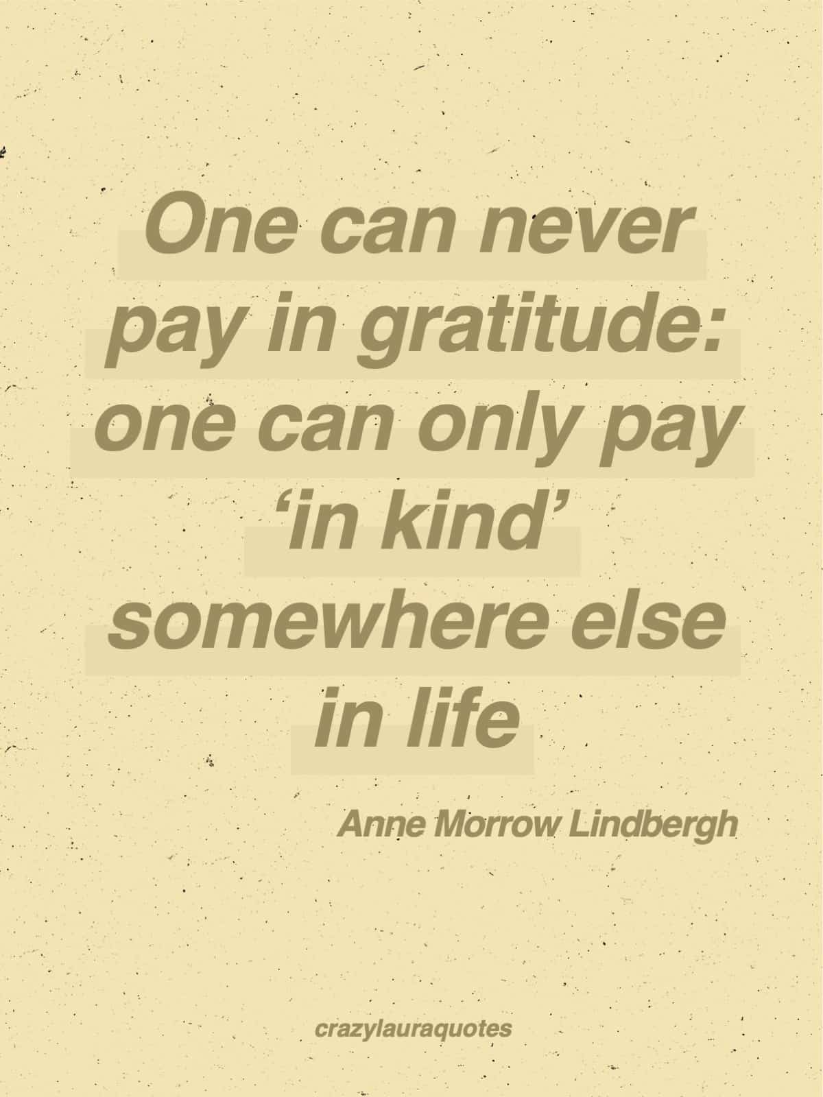 only pay in kind life quote