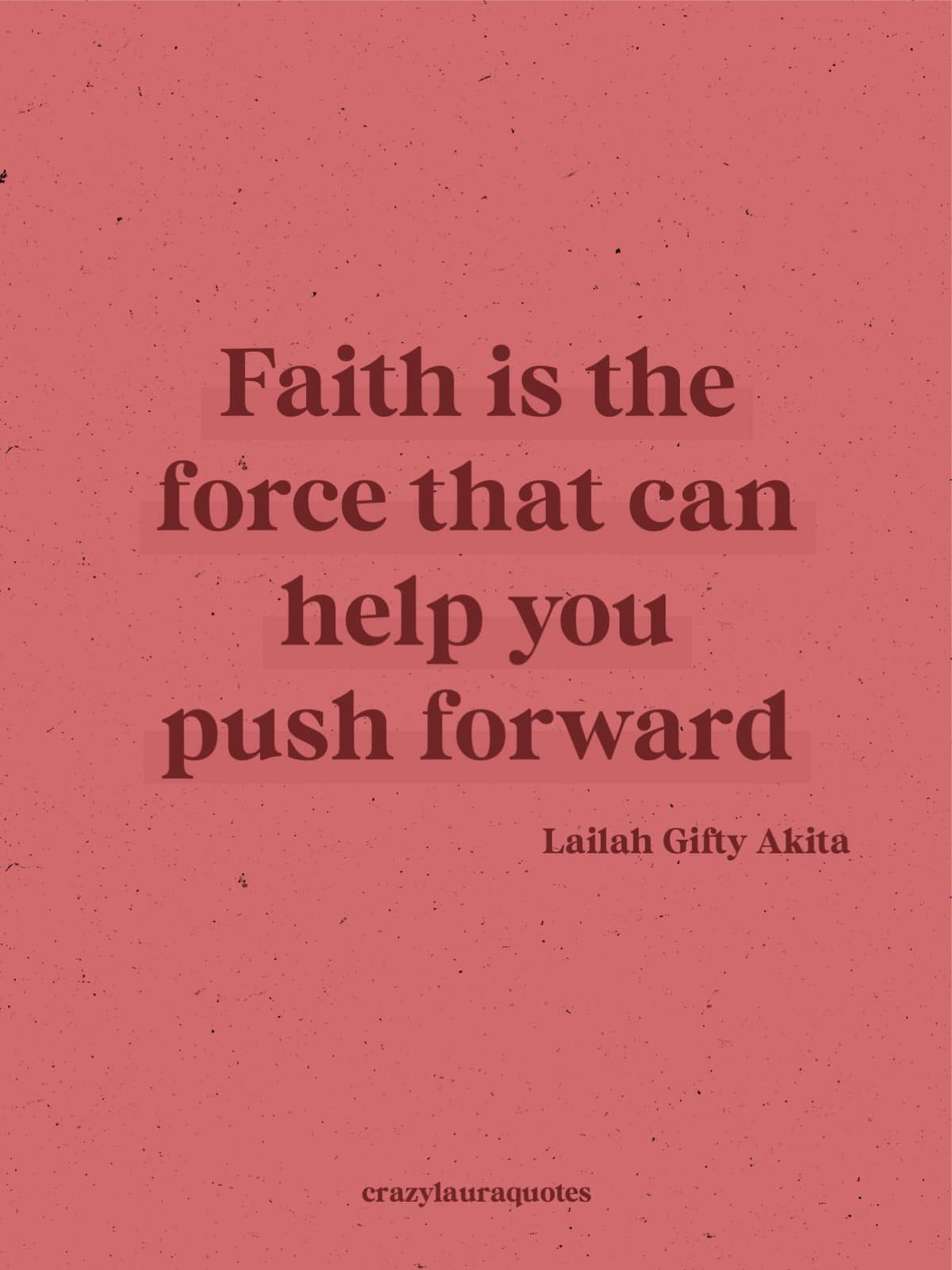 faith can help you push forward quote