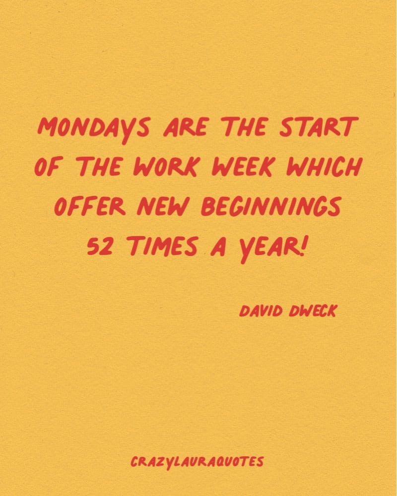 new beginnings quote for monday
