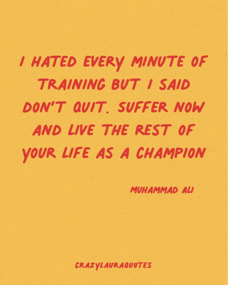 monday morning gym motivation muhammad ali