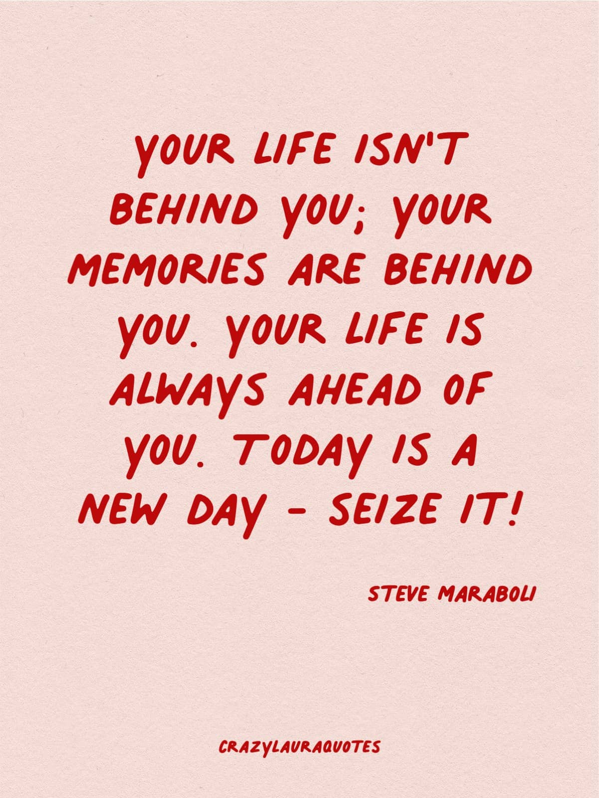 seize the day steve maraboli quote