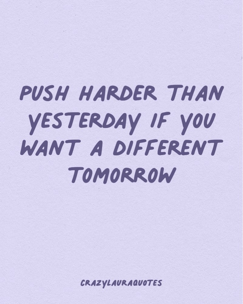 fitness quote to push yourself