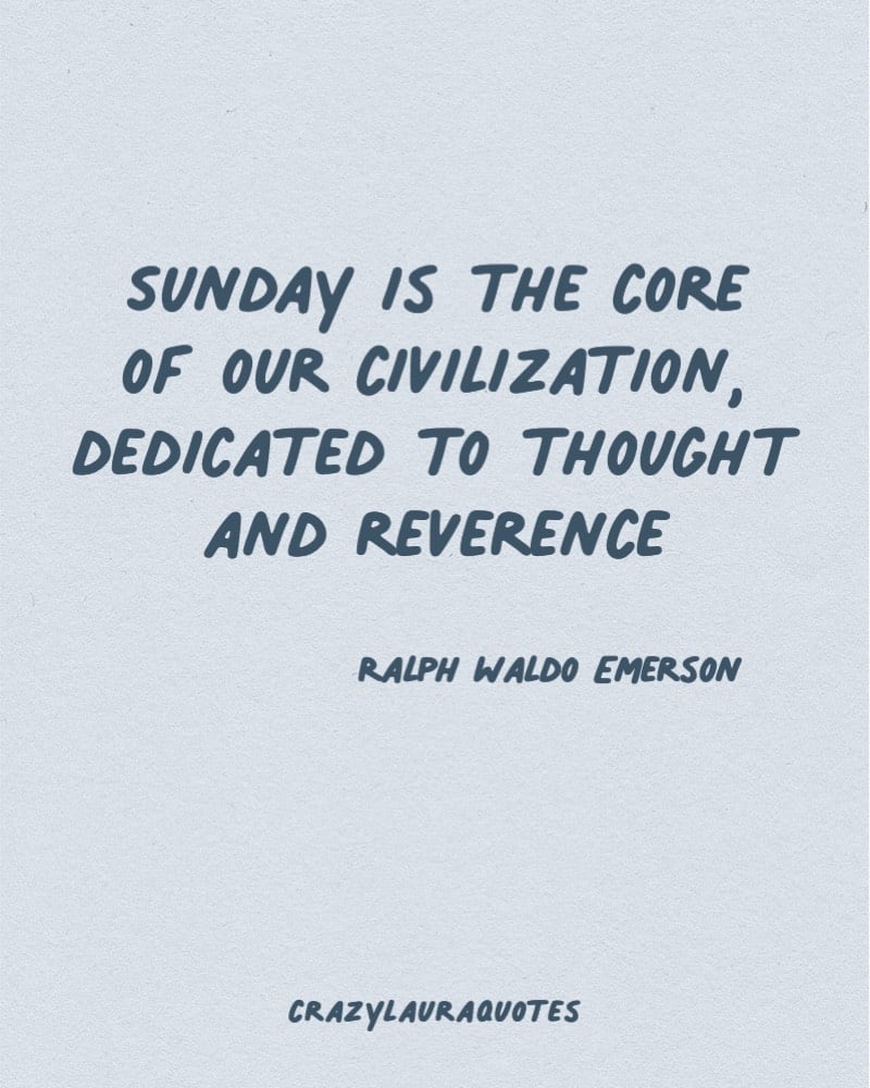 sunday dedicated to thought quote