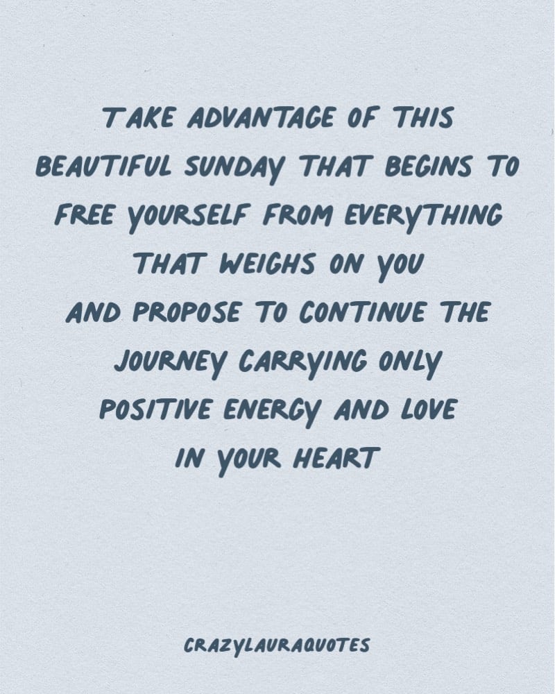 free yourself on sunday affirmation