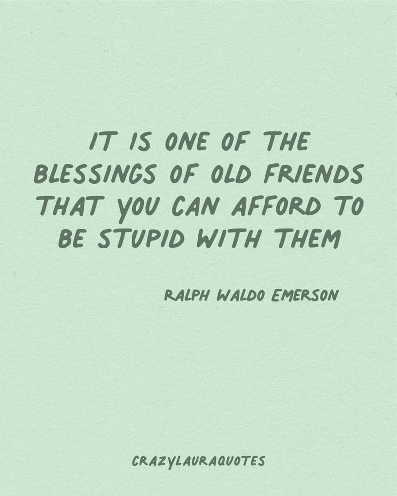 short quote about friendship from ralph waldo emerson