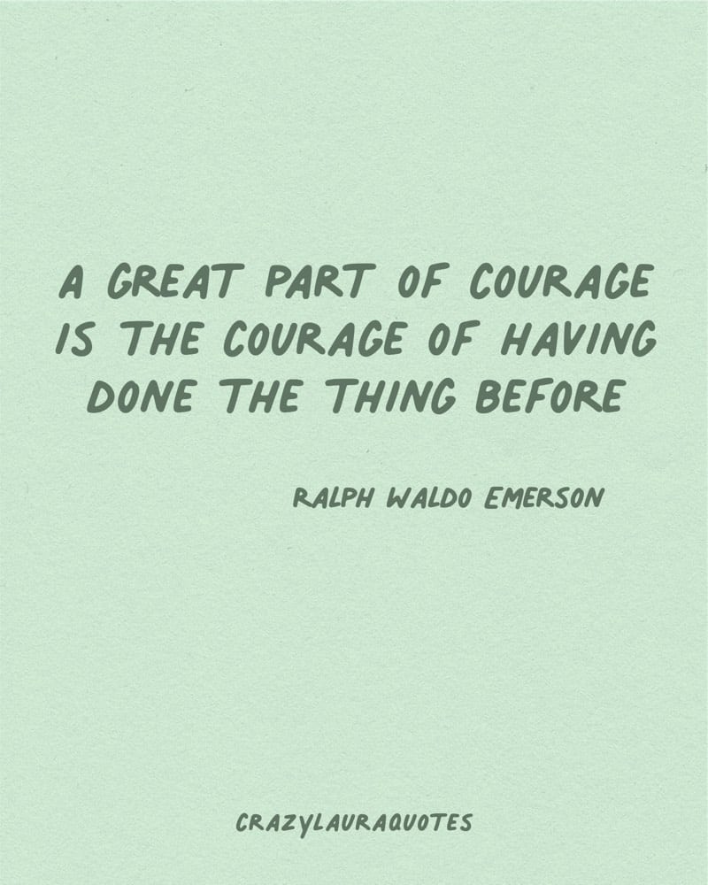 ralph waldo emerson quote about confidence