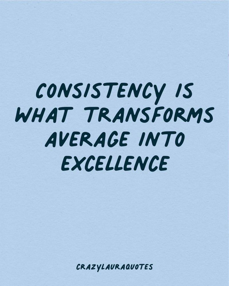 40+ Best Consistency Quotes For Motivation - Crazy Laura Quotes