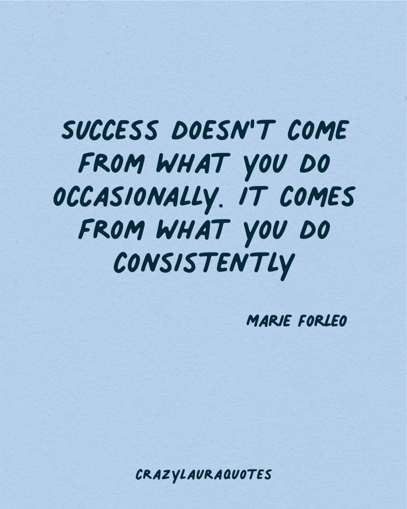 40+ Best Consistency Quotes For Motivation - Crazy Laura Quotes