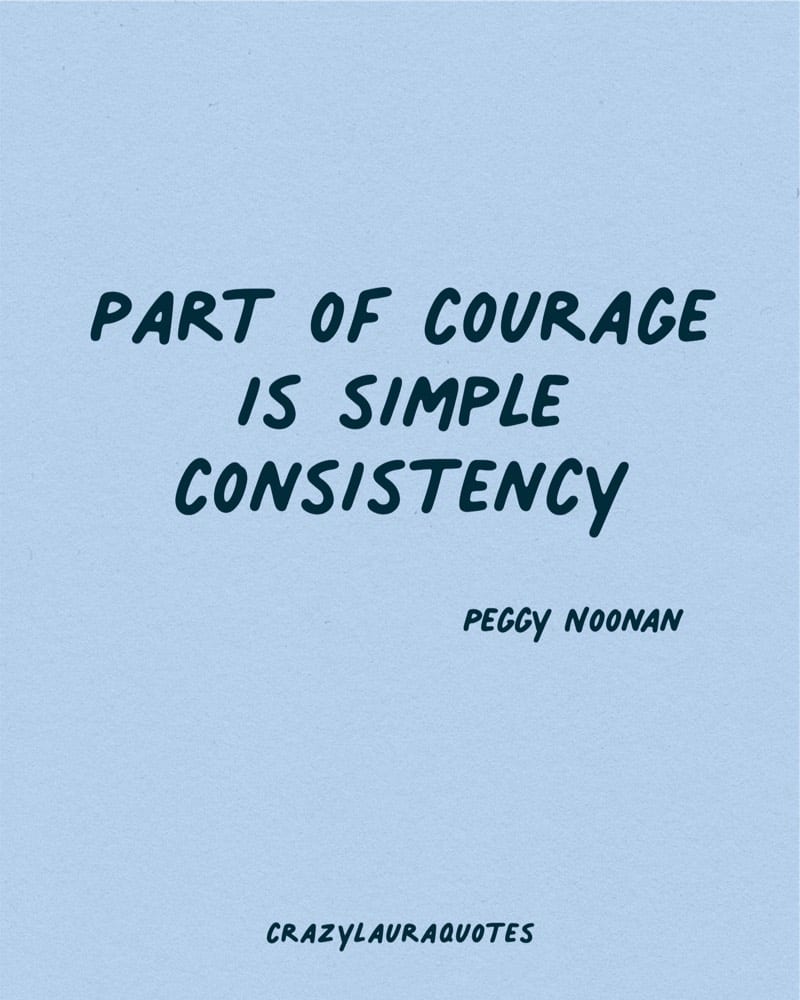 simple consistency quote for life