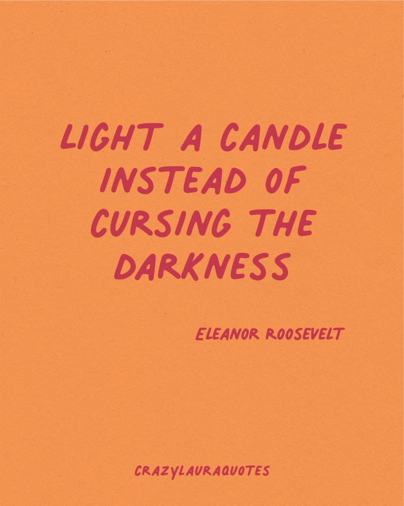 light a candle quote