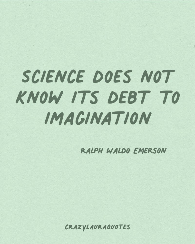 ralph waldo emerson quote about imagination