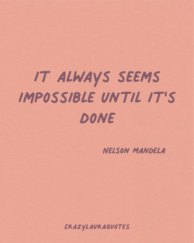you can do it nelson mandela quote