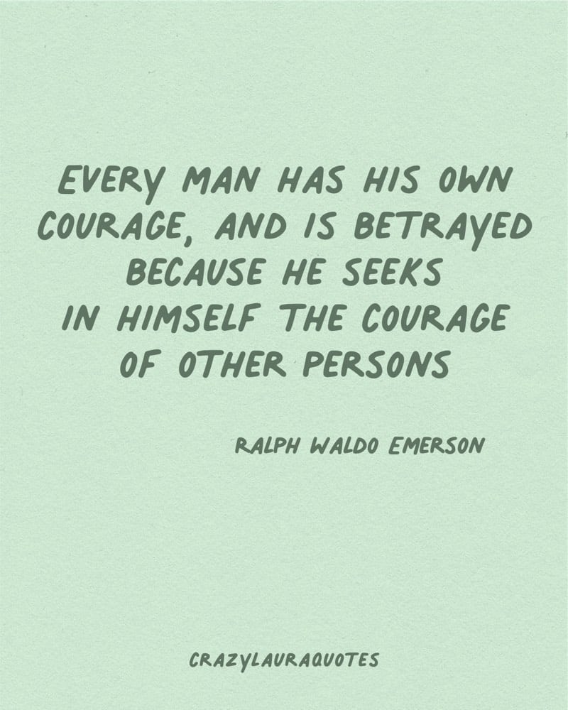 ralph waldo emerson believe in yourself quote to inspire
