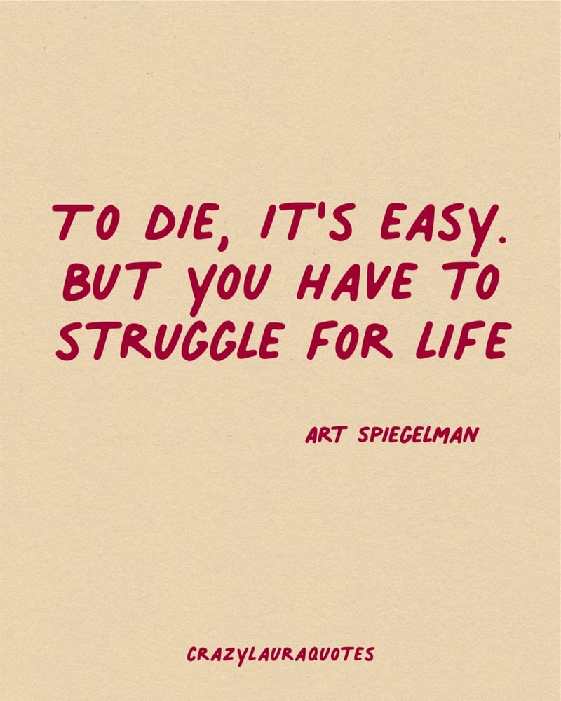 struggle for life motivational words