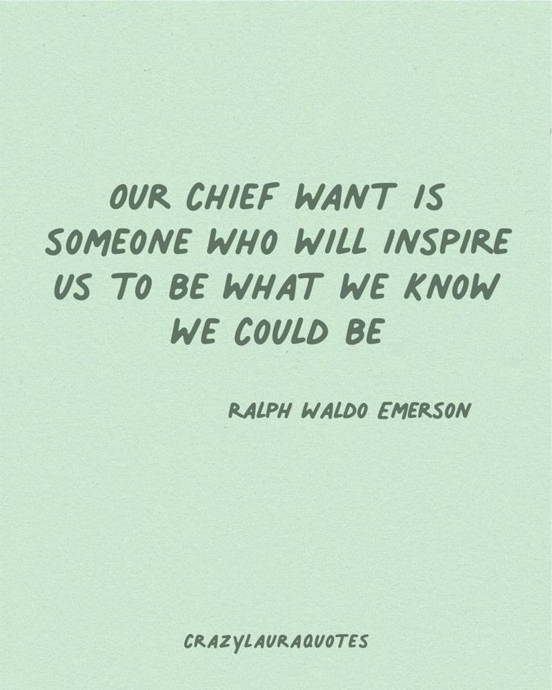 inspirational life quote from ralph waldo emerson