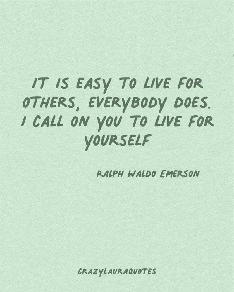 short life quote from ralph waldo emerson