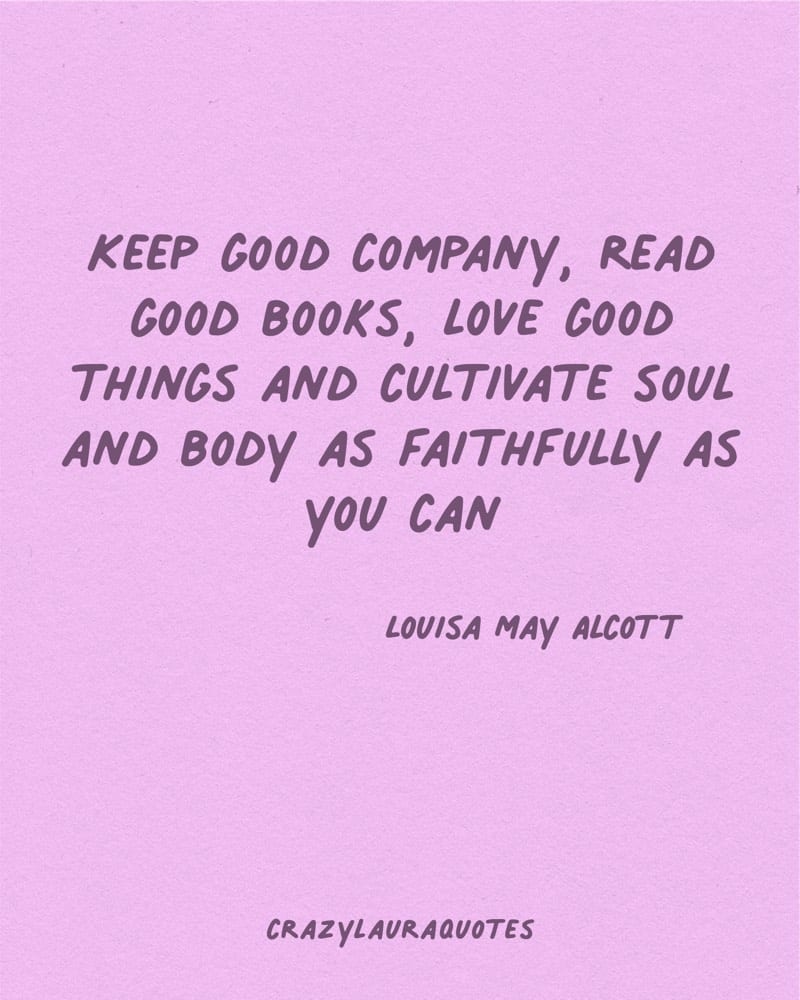 keep good company self care inspo