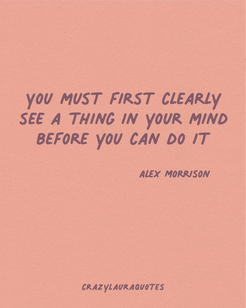 the power of your mind alex morrison quote