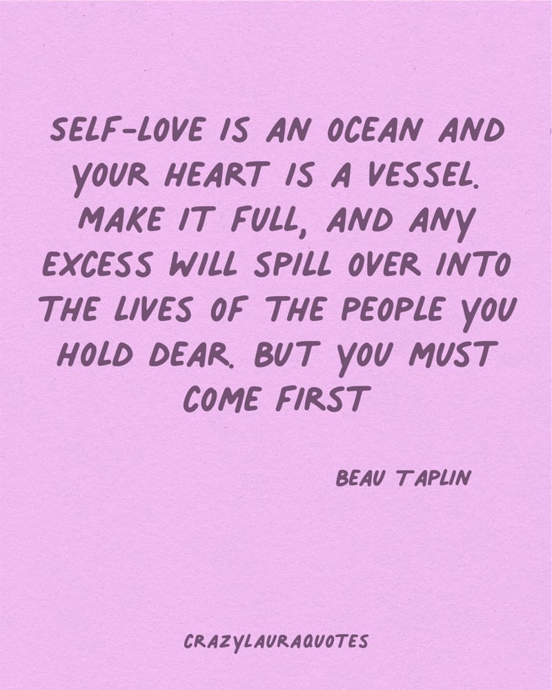 treat yourself with love beau taplin