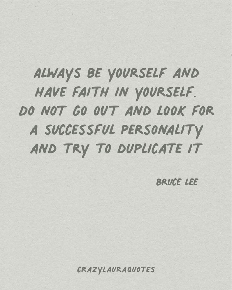 always be yourself quote for inspriation