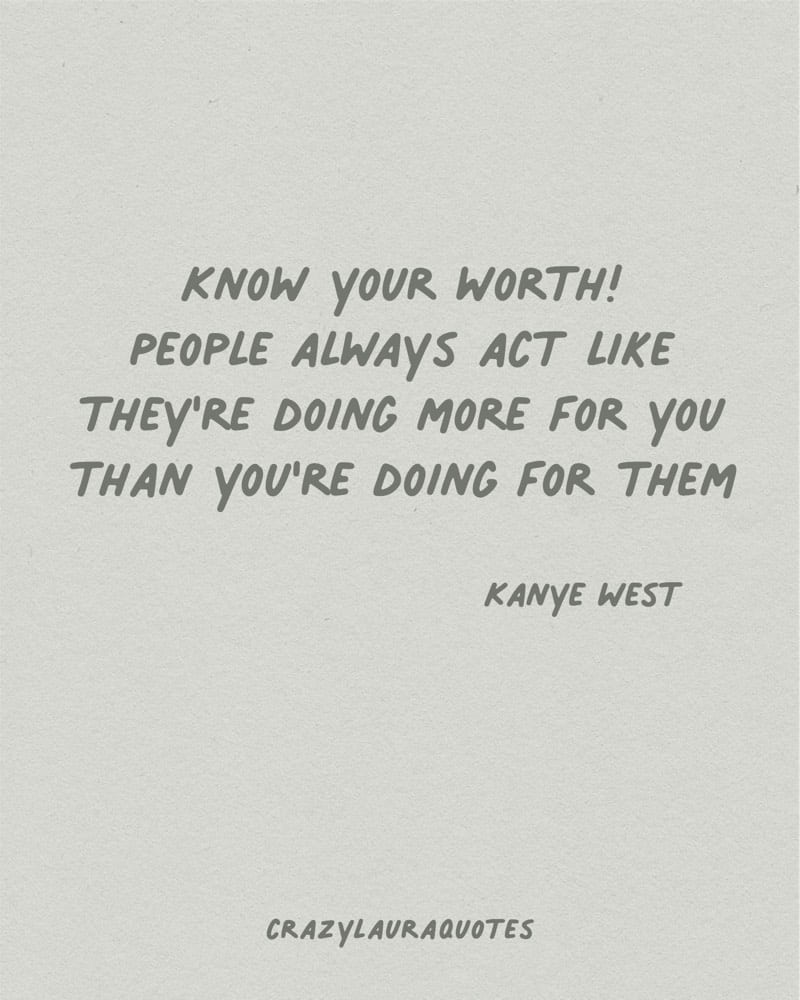 kayne west quote about confidence