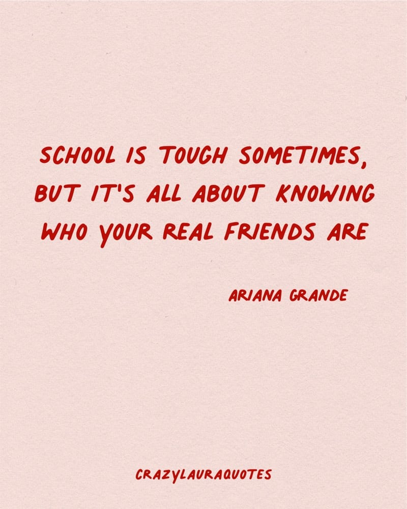 friendship quote from ariana grande